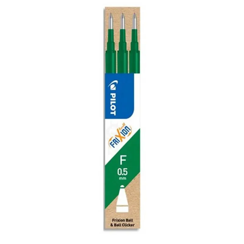 FRIXION BALL FINE 3 RECHARGES VERT
