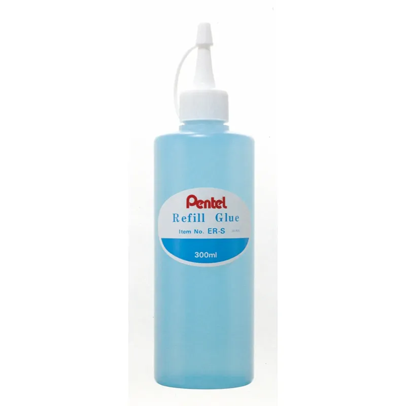 PENTEL, Roll'n Glue, Recharge colle liquide transparente ER-S, 300 ml