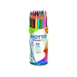 GIOTTO STILNOVO - POT DE 48 CRAYONS DE COULEURS ASSORTIES