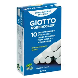 GIOTTO ROBERCOLOR - ETUI DE 10 CRAIES BLANCHES