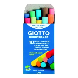 GIOTTO ROBERCOLOR - ETUI DE 10 CRAIES COULEURS ASSORTIES