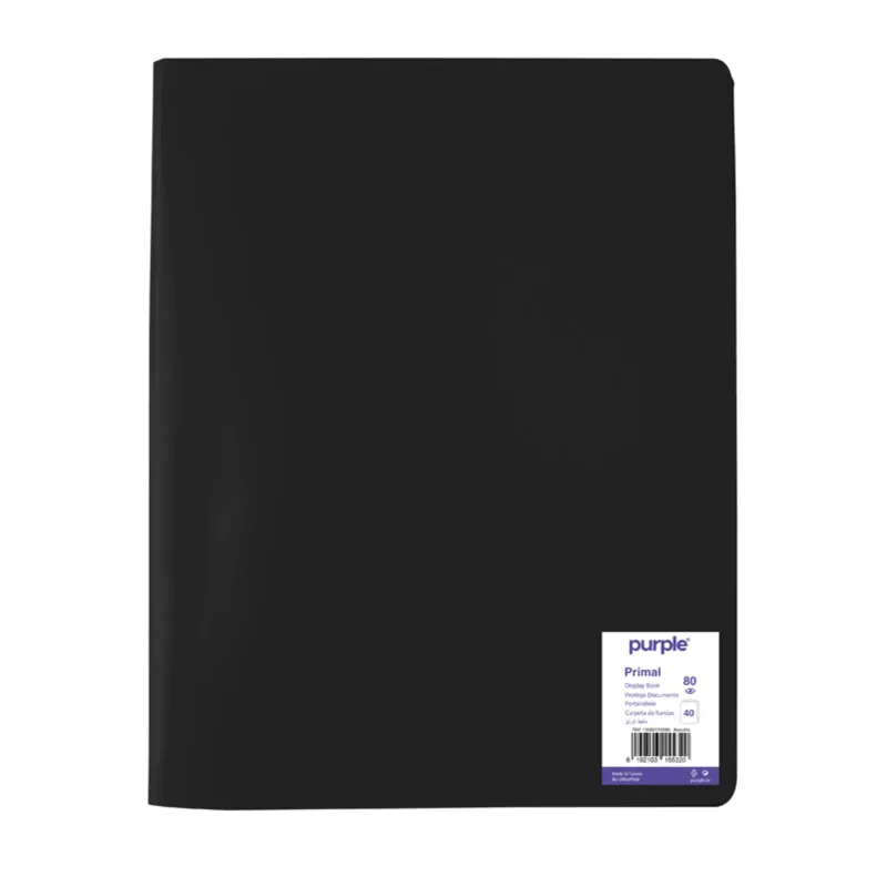 ECO-GREEN PROTEGE-DOCUMENTS RECYCLE NOIR 40 VUES