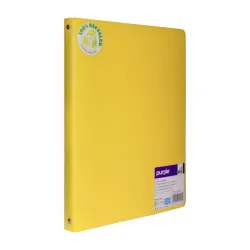 ECO-GREEN CLASSEUR PP JAUNE RECYCLE 32X25 D20