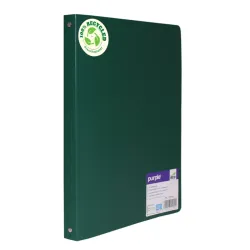 ECO-GREEN CLASSEUR PP VERT RECYCLE 32X25 D20