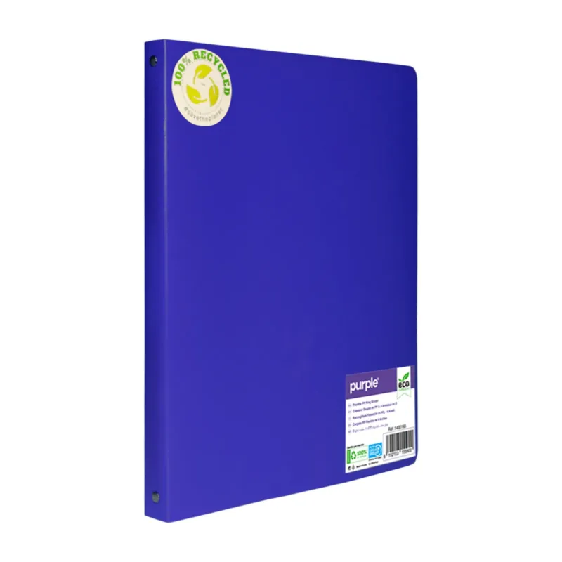ECO-GREEN CLASSEUR PP BLEU RECYCLE 32X25 D20