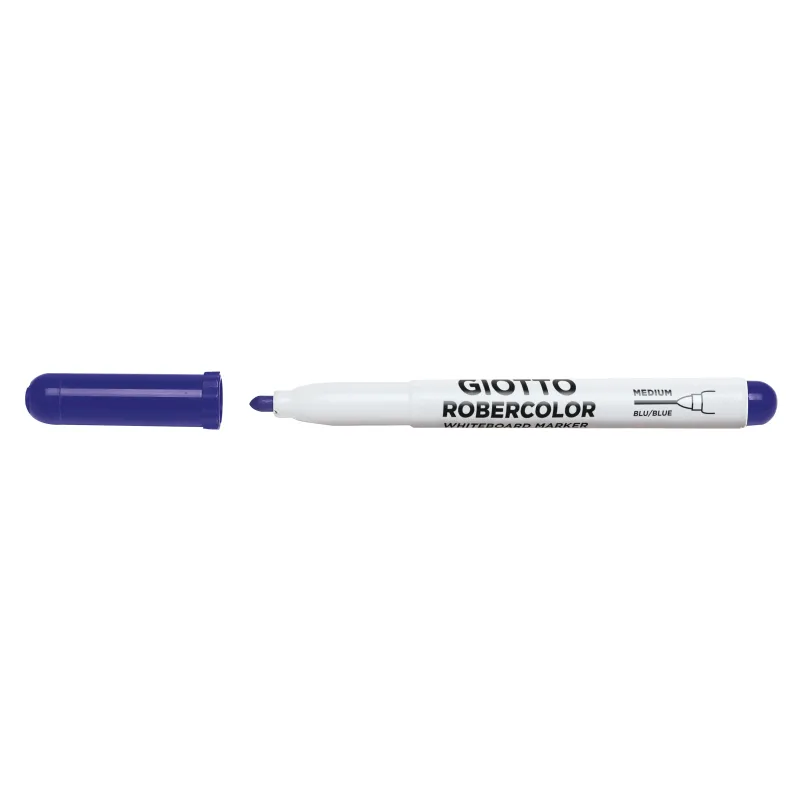 GIOTTO ROBERCOLOR - FEUTRE TABLEAU BLANC - POINTE OGIVE MEDIUM 4MM BLEU