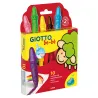 GIOTTO BÉ-BÈ - ETUI 10 MAXI CRAYONS CIRE + 1 TAILLE CRAYON