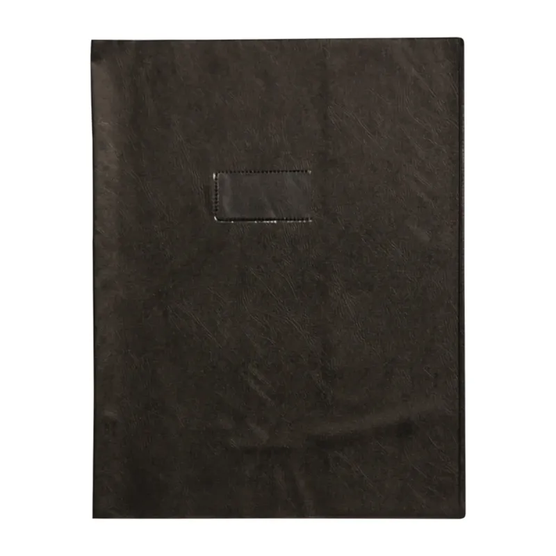 PROTEGE-CAHIER PLASTIQUE 24X32 OPAQUE NOIR