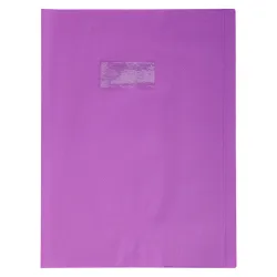 PROTEGE-CAHIER PLASTIQUE 24X32 OPAQUE VIOLET