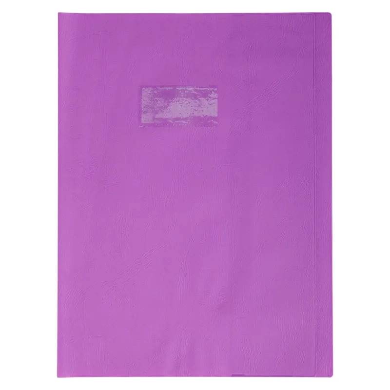 PROTEGE-CAHIER PLASTIQUE 24X32 OPAQUE VIOLET