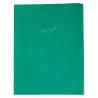 PROTEGE-CAHIER PLASTIQUE 24X32 OPAQUE VERT