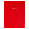 PROTEGE-CAHIER PLASTIQUE 24X32 OPAQUE ROUGE