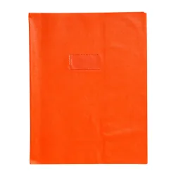 PROTEGE-CAHIER PLASTIQUE 24X32 OPAQUE ORANGE