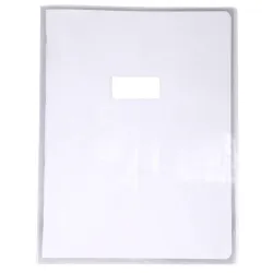 PROTEGE-CAHIER PLASTIQUE 24X32 CRISTAL INCOLORE 22/100