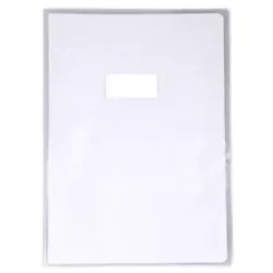 PROTEGE-CAHIER PLASTIQUE 21X29,7 CRISTAL INCOLORE 22/100