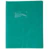 PROTEGE-CAHIER PLASTIQUE 17X22 OPAQUE VERT