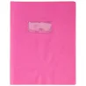 PROTEGE-CAHIER PLASTIQUE 17X22 OPAQUE ROSE