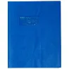 PROTEGE-CAHIER PLASTIQUE 17X22 OPAQUE BLEU