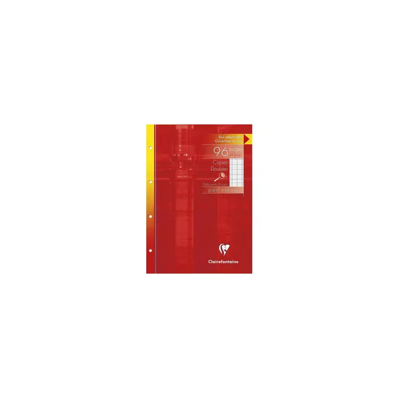 COPIES DOUBLES PERFOREES DEFICIENTS VISUELS 21X29,7 200P SEYES NOIR 2,5MM COPIES DOUBLES PERFOREES DEFICIENTS VISUELS 21X29,7 200P SEYES NOIR 2,5MM