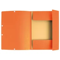 CHEMISE ELASTIQUE 3 RABATS CARTE ORANGE