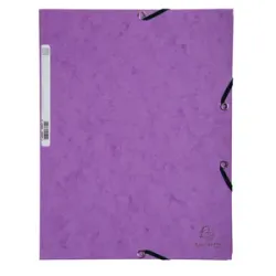 CHEMISE ELASTIQUE 3 RABATS CARTE MAUVE