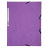 CHEMISE ELASTIQUE 3 RABATS CARTE MAUVE