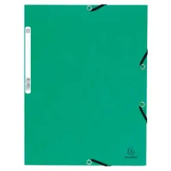 CHEMISE ELASTIQUE 3 RABATS CARTE VERT