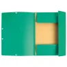 CHEMISE ELASTIQUE 3 RABATS CARTE VERT