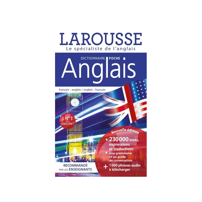 DICTIONNAIRE LAROUSSE POCHE ANGLAIS