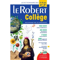 DICTIONNAIRE LE ROBERT COLLEGE ed 2023
