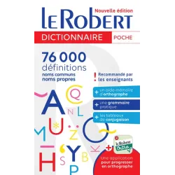DICTIONNAIRE LE ROBERT DE POCHE - COLLECTIF - EDITION 2021