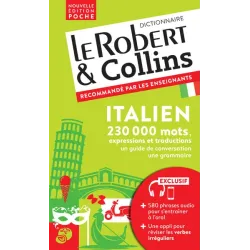 DICTIONNAIRE LE ROBERT & COLLINS POCHE ITALIEN