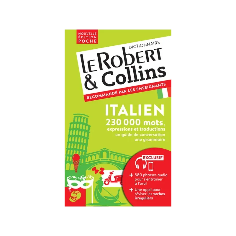 DICTIONNAIRE LE ROBERT & COLLINS POCHE ITALIEN