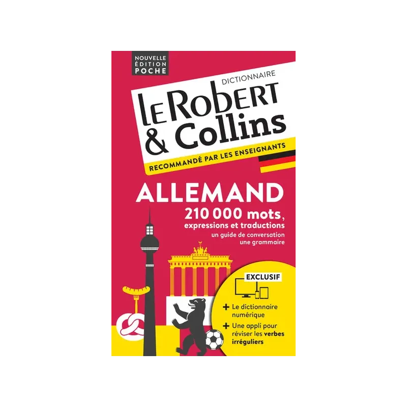 DICTIONNAIRE ROBERT & COLLINS POCHE ALLEMAND