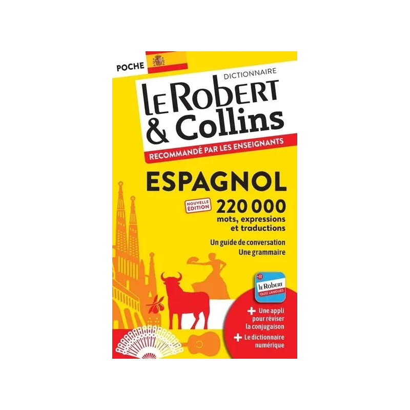 DICTIONNAIRE ROBERT & COLLINS POCHE ESPAGNOL ED 2024