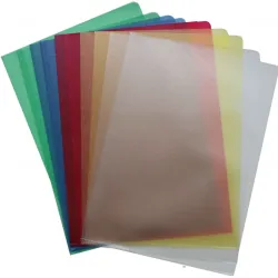 10 POCHETTES COINS JAUNE