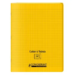 CAHIER A RABAT JAUNE 24X32 48P SEYES