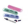 Compas métal avec bague universelle pour crayon, 1 mine de rechange, livré dans un coffret. Pour réaliser des cercles jusqu’à 15