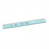 regle plate double graduation gaucher/droitier 30cm
