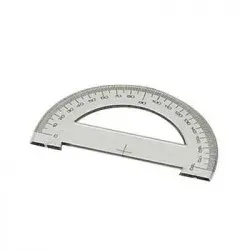 rapporteur incolore base 10cm