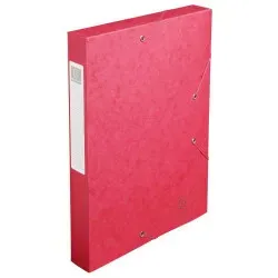 BOITE DE CLASSEMENT CARTE DOS 40 ROUGE