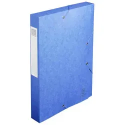 BOITE DE CLASSEMENT CARTE DOS 40 BLEU