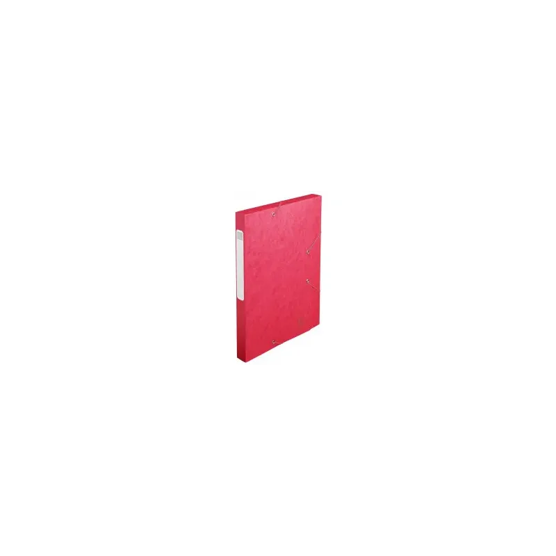 BOITE DE CLASSEMENT CARTE DOS 25 ROUGE