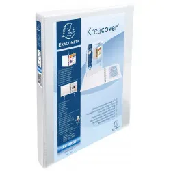 KREACOVER CLASSEUR PERSONNALISABLE A4 D40 BLANC