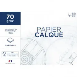 POCHETTE CALQUE PAP ARVOR 21X29,7 12F
