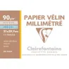 POCHETTE PAPIER MILLIMETRE 21X29,7 CLAIREFONTAINE