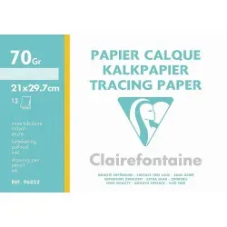 POCHETTE CALQUE CLAIREFONTAINE 12F 21X29,7