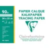 POCHETTE CALQUE CLAIREFONTAINE 24X32 20F