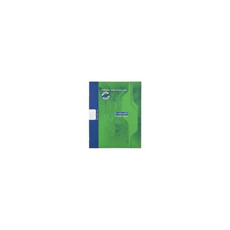 CAHIER BROUILLON RECYCLE 17X22 48P SEYES 56G PIQURE