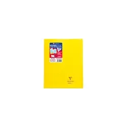 KOVERBOOK CAHIER 24X32 96P SEYES JAUNE 90G PIQURE
